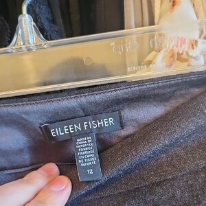 Eileen Fisher Charcoal Slacks Sz 12